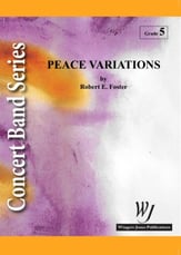 Peace Variations Concert Band sheet music cover